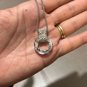 Silver Crystal Pendant